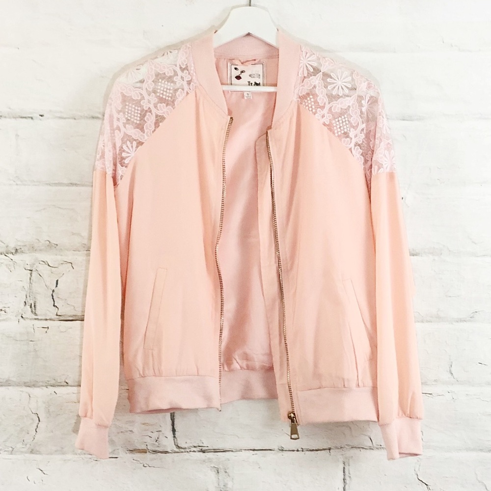 Pink Bomber Jacket - Picture 5 of 6